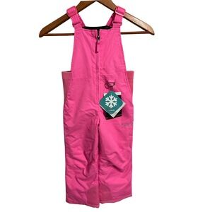 Hisea Bright Pink Child's Thinsulate Snow Bib Overalls Pants Size 3T NWT